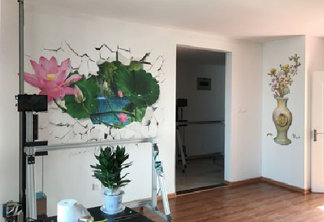 兰考墙体彩绘相比墙纸的优势。