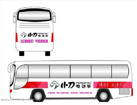 兰考公交车身贴如何完美贴合？